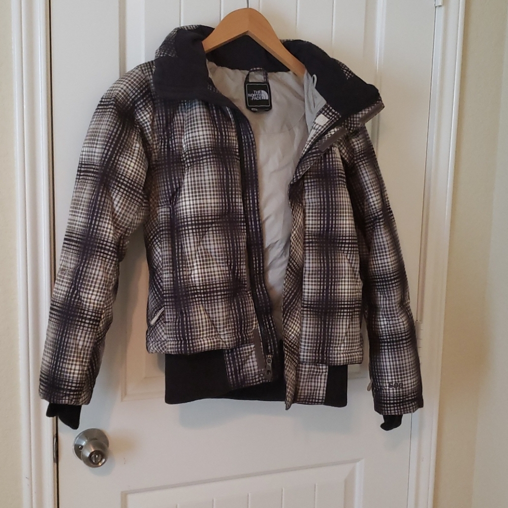 Goose down,  faux fur northface snowboarding jacke